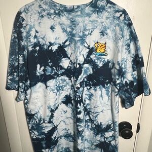 Surfing Pikachu Tie-Dye T-shirt